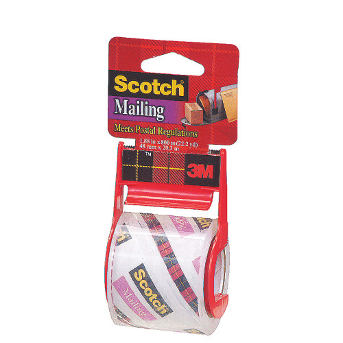 Scotch Mailing Tape - Clear, 2x800"