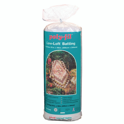 Low Loft Quilt Batting - Full, 81"x96"