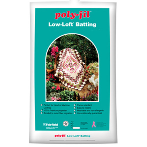 Low Loft Quilt Batting - Twin, 72"x90"