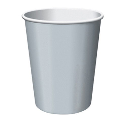 Solid Color Hot/Cold Cups - Shimmering Silver, 9 oz