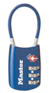TSA Set-Your-Own Luggage Lock w/Cable