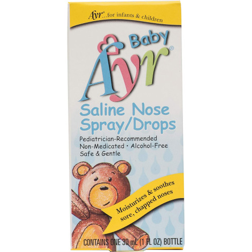 Ayr Baby Saline Nose Spray/Drops - 1 oz