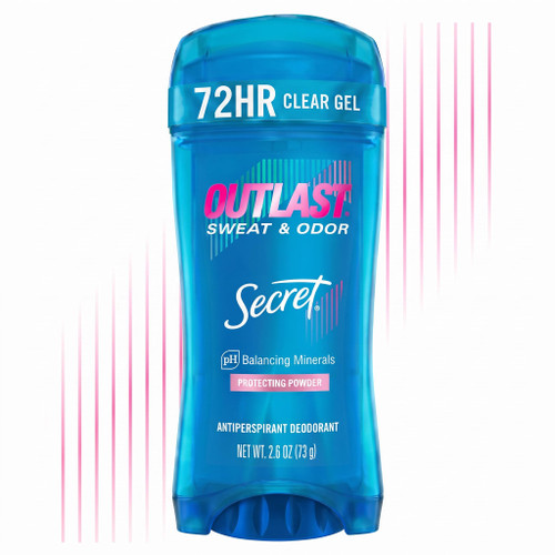 Secret Outlast Clear Gel Protecting Powder - 2.7 oz