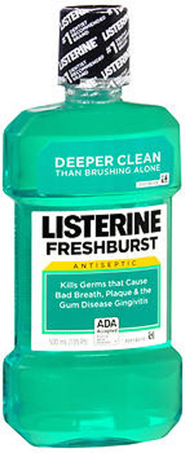 Listerine Mouthwash Fresh Burst - 16.6 oz