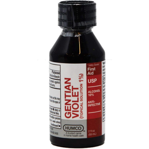 Humco Gentian Violet Topical Solution 1% USP - 2 oz