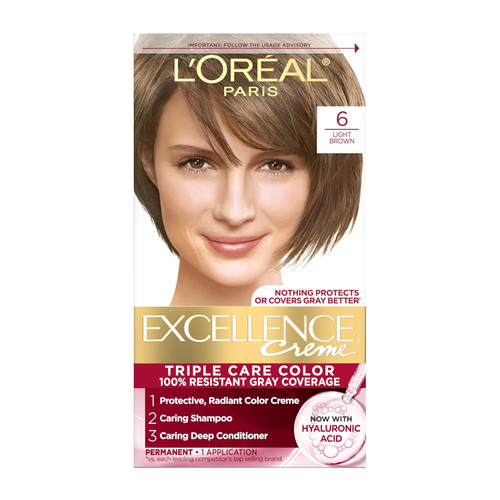 L'Oreal Excellence Creme - 6 Light Brown (Natural)