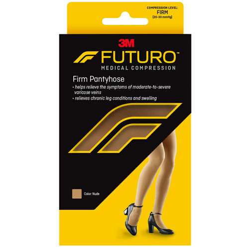 Futuro Medical Compression Firm Pantyhose Nude Medium 71029 - 1 pr