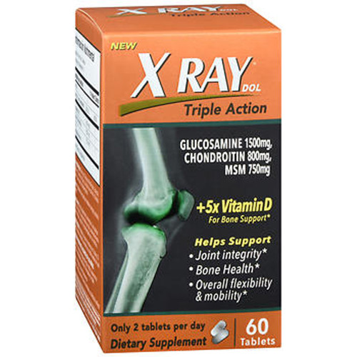 X Ray Dol Triple Action Tablets - 60 ct