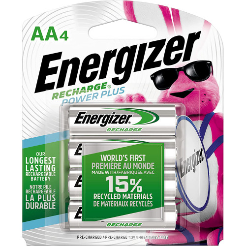 Energizer e2 Rechargeable Batteries AA - 4 pk