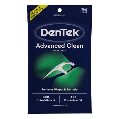 DenTek Triple Clean Floss Picks Fresh Mint - 90 ct