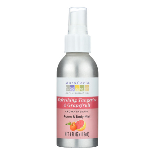 Aura Cacia Aromatherapy Mist Tangerine Grapefruit - 4 Fl Oz