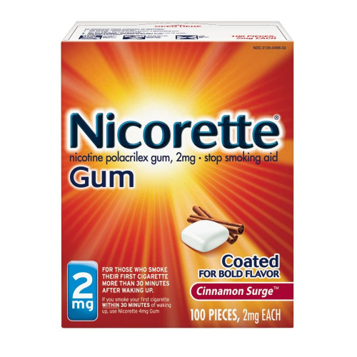 Nicorette Gum 2mg Cinnamon Surge - 100 ct