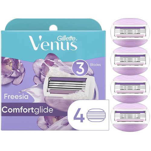 Gillette Venus Breeze 2 in 1 Cartridges with Shave Gel Bars - 4 ct
