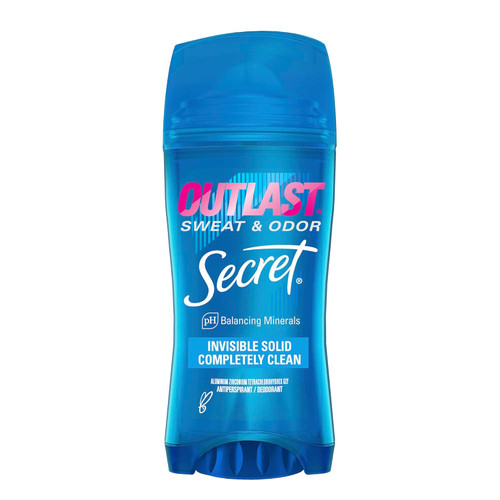 Secret Outlast Invisible Solid Completely Clean - 2.6 oz