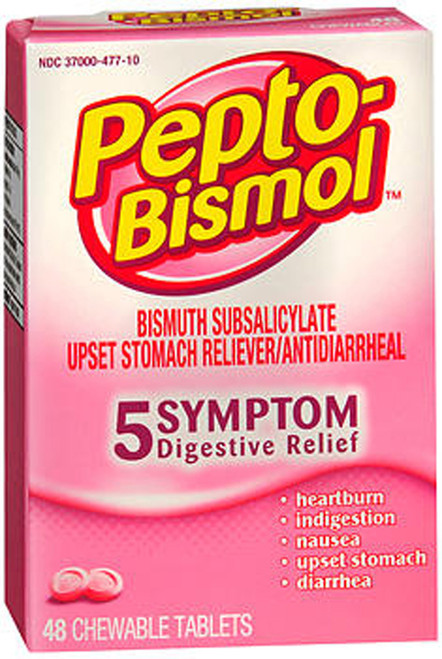 Pepto-Bismol Chewable Tablets Original - 48 ct