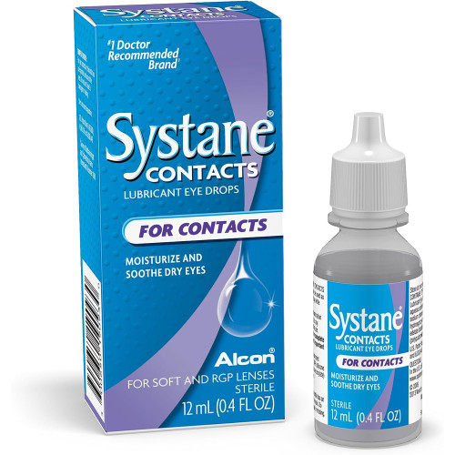 Systane Contacts Lubricant Eye Drops by Alcon - 0.4 oz