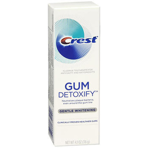 Crest Gum Detoxify Gentle Whitening Fluoride Toothpaste - 4.1 oz