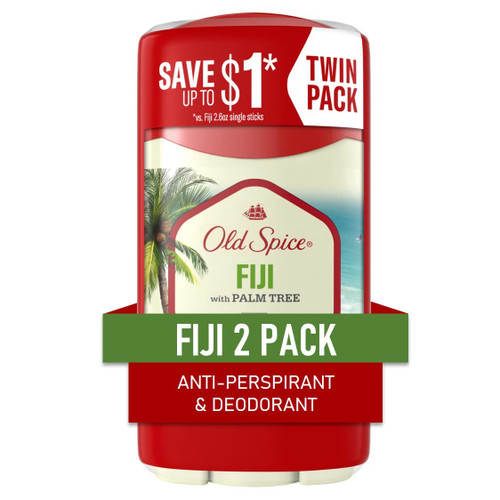 Old Spice Fresh Collection Anti-Perspirant/Deodorant Solid Fiji - 5.2 oz
