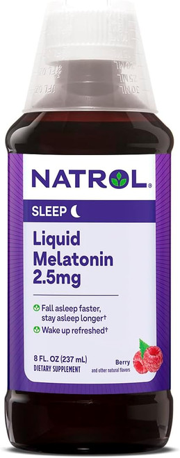 Natrol Melatonin 2.5 mg Liquid - 8 oz