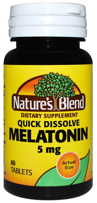 Nature's Blend Melatonin 5 mg - 60 Tablets