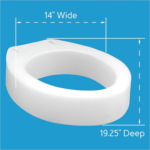 Carex Toilet Seat Elevator, Standard