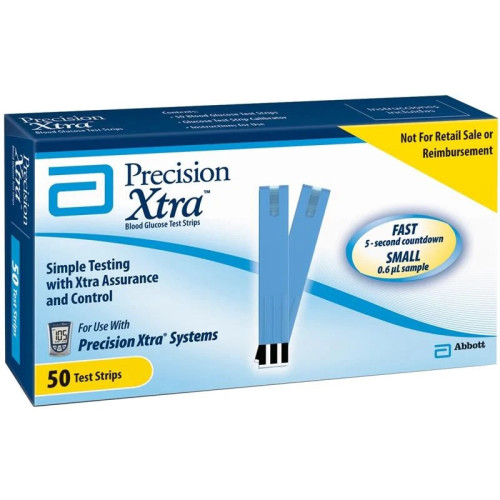 Precision Xtra Blood Glucose Test Strips - 50 ct Precision Xtra Blood Glucose Test Strips - 50 ct