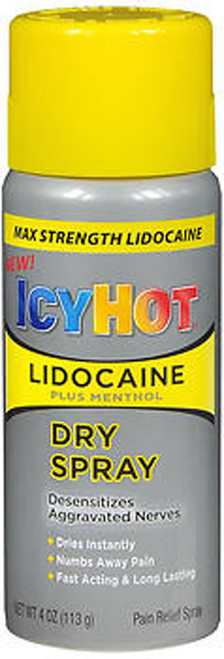 Icy Hot Lidocaine Dry Spray - 4 oz