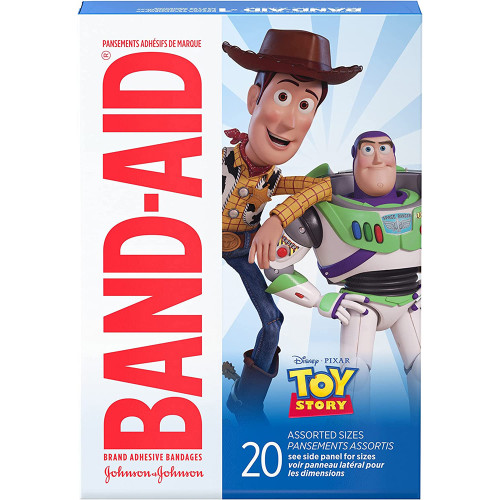 Band-Aid Adhesive Bandages Assorted Sizes Toy Story 4 - 20 ct