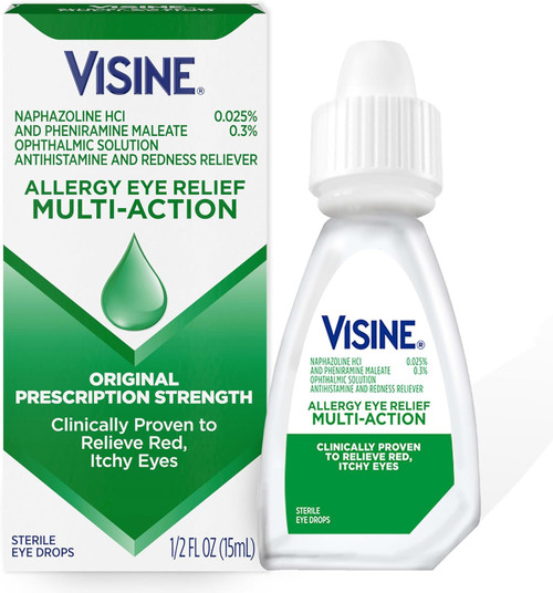 Visine Eye Multi-Action Eye Allergy Relief Drops - 0.5 oz Visine Eye Multi-Action Eye Allergy Relief Drops - 0.5 oz