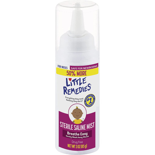 Little Remedies Natural Sterile Saline Nasal Mist - 2 oz
