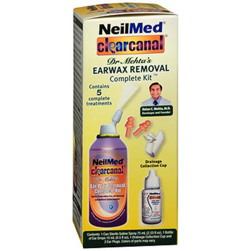 NeilMed ClearCanal Dr. Mehta's Earwax Removal Kit - 0.5 oz