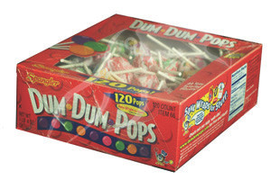 Dum-Dum Pops 120 Count Box