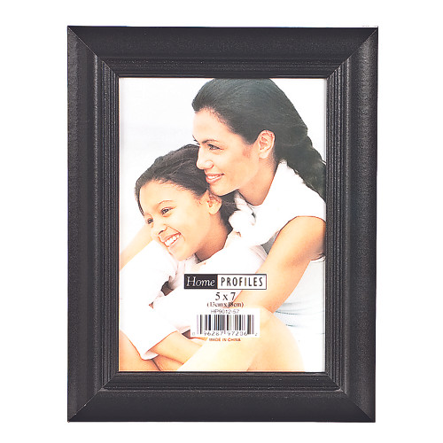 Malden International Designs Home Profiles Black Ridge Fashion Frame, 5x7, Black