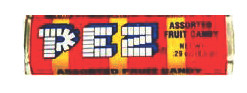 Pez Original Fruit Candy Refill Novelty, 12 Single Roll Box