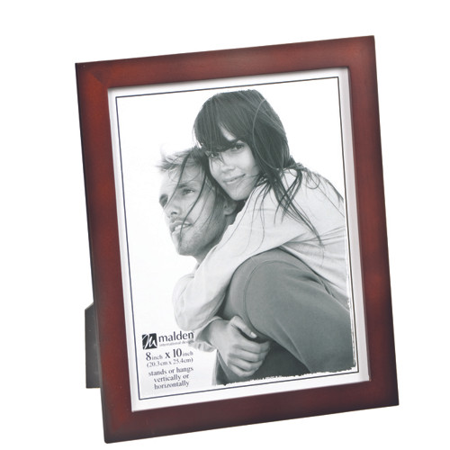Dark Walnut Linear Wood Frame 8x10"