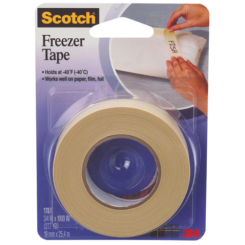 Scotch Freezer Tape, 3/4 x 1000 Inch