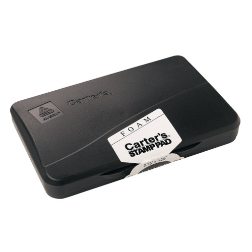 Carters 21371 Foam Stamp Pad, 4.25"x2.75" - Black