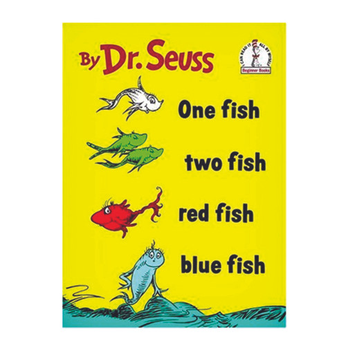 Dr. Seuss One Fish Two Fish Book, 72 pg
