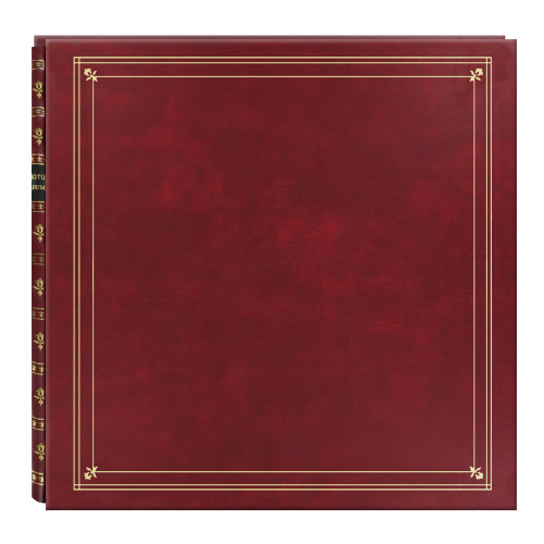 Pioneer 300 Pocket Post Bound Black Leatherette Cover Photo Album for 4"x6" Prints - Assorted colors