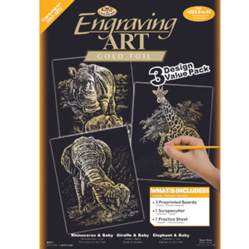 Engraving Art 3 Design Value Pack, Gold