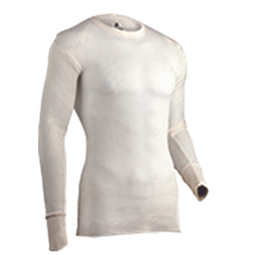Indera Men's Traditional Long Johns Thermal Underwear Top  X-Large Natural