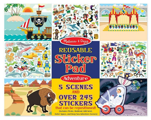 Melissa & Doug Reusable Sticker Pad-Adventure Activity Book