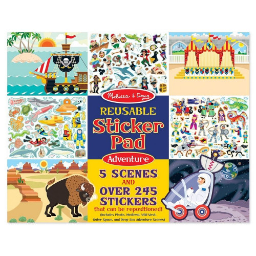 Melissa & Doug Reusable Sticker Pad-Adventure Activity Book