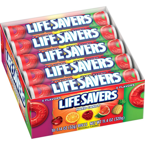 Life Savers Five Flavors Hard Candy  20 - 1.14 oz Rolls