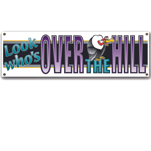 Jumbo Sign Banner Over the Hill - 1 ct
