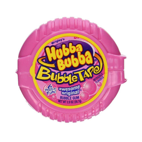Hubba Bubba Tape, Awesome Original, 2 oz Bubble Gum - 6 Pack