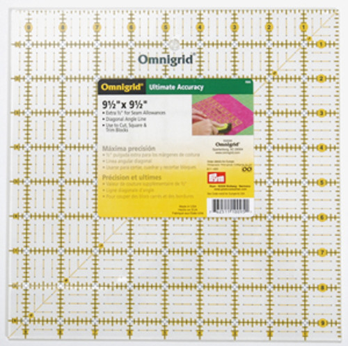 Omnigrid Ruler - 9.5 x 9.5"