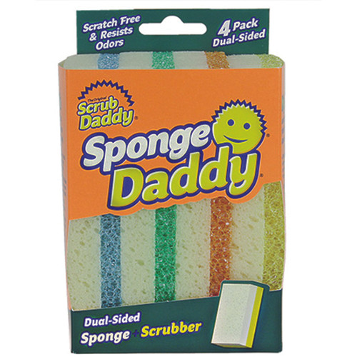 Scrub Daddy Sponge Daddy Cleaning Sponge - 4 ct