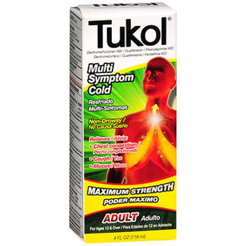 Tukol Cough & Congestion Liquid Extra Strength - 4 oz Tukol Cough & Congestion Liquid Extra Strength - 4 oz
