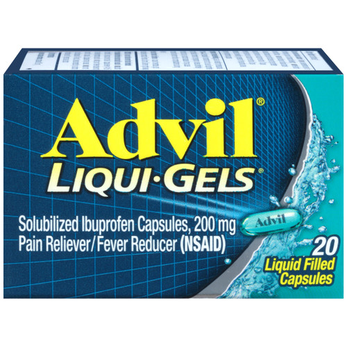 Advil Pain Reliever/Fever Reducer Liqui-Gels 200mg - 20 ct